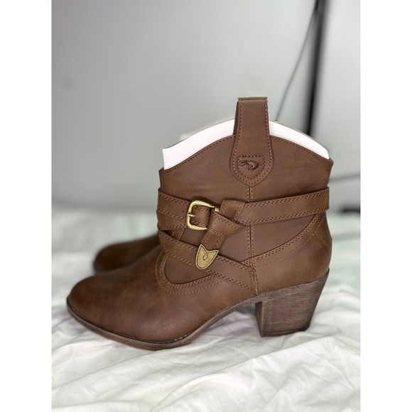 NWT Brown rocket dog ankle western  boots size 11 - Picture 5 of 8